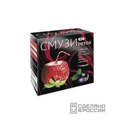 “СМУЗИ СК” “DETOX” мята, клубника, чёрная смородина, яблоко 12 г х 7 пакетиков Сибирская Клетчатка