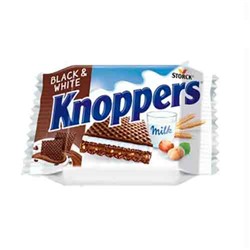 Вафельное печенье Knoppers Black&White 25гр