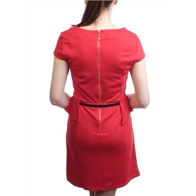 1609 RED Платье женское (90% хлопок, 10% полиэстер)
