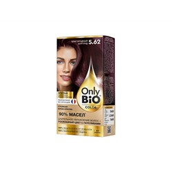 Стойкая крем-краска для волос серии Only Bio COLOR Тон 5.62 Благородный бургунд 115мл/15шт