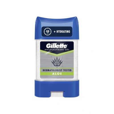 GILLETTE дез-т гель Aloe scent (увлажняющий с Алоэ)70г