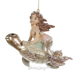 Елочная игрушка Русалка Весна - Miracle de la Mer 11 см, подвеска (Goodwill)