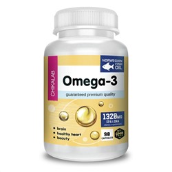 Витамины и минералы - Омега-3 высокой концентрации, 90 кап. (soft gel)