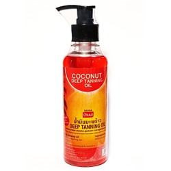 BANNA  Масло для тела COCONUT Deep Tanning OIL для глубокого Загара  450мл