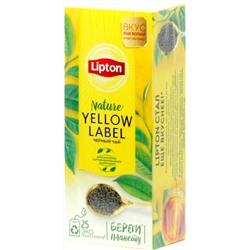 Lipton. Yellow Label карт.пачка, 25 пак.