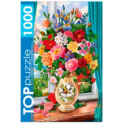 Пазл 1000 Нежный букет цветов ФТП1000-9853 в Самаре