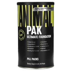 Animal, Animal PAK, идеальный базовый пакет для тренировок, 44 удобных пакетика с таблетками
