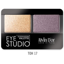 Alvin D`or AES-14 Тени для век  двойные EYE STUDIO  тон 17  5г