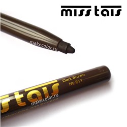 Карандаш-автомат для бровей Miss Tais водостойкий Browliner №811 - темно-коричневый