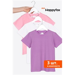 Набор футболок для девочки Happyfox