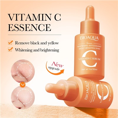 Сыворотка для лица с витамином С и гиалуроновой кислотой Bioaqua Vitamin C Serum, 30 мл.