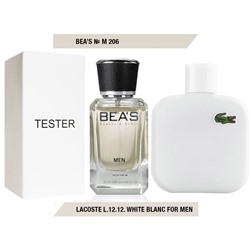 Мужская парфюмерия   Тестер Beas Lacoste L.12.12. White Blanc Men 25 ml арт. M 206