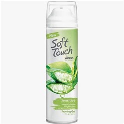 Гель для бритья для Женщин ARKO Soft Touch Sensitive Skin Алоэ вера + витамин Е для чувствительной кожи 200мл