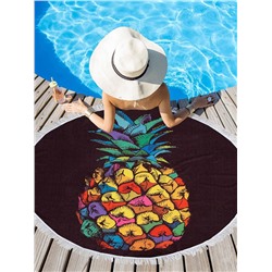 Полотенце пляжное "Райский ананас", 150см