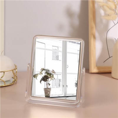 Зеркало настольное, зеркальная поверхность 12 × 15 см, цвет прозрачный