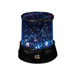Лампа-ночник Irit IRM-400 "Звездное небо" питание:  220V/5V,  3 батарейки АА