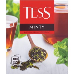 Чай TESS Minty черный с садовой и перечной мятой 1,5гx100пак