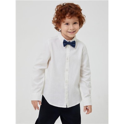 20124200011, Сорочка верхняя для мальчиков в комплекте с галстуком Mead белый