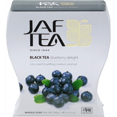 JAF TEA. Черный. Голубика 100 гр. карт.пачка