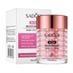 Крем для кожи вокруг глаз Sadoer Rose Moisturizing Shiny Eye Cream Увлажняющий с экстрактом розы