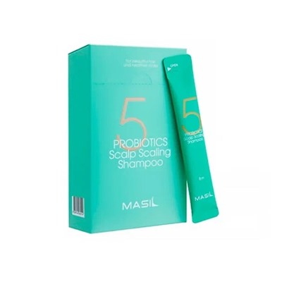 Masil Шампунь глубоко очищающий с пробиотиками - 5 Probiotics scalp scaling shampoo, 8мл*20шт(саше)