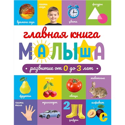 Книжка "Главная книга малыша. Развитие от 0 до 3 лет" (29409-1)