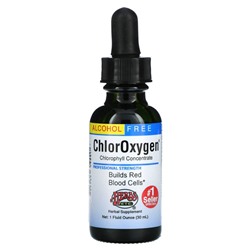 Herbs Etc., ChlorOxygen, концентрат хлорофилла, без спирта, 30 мл (1 жидк. унция)