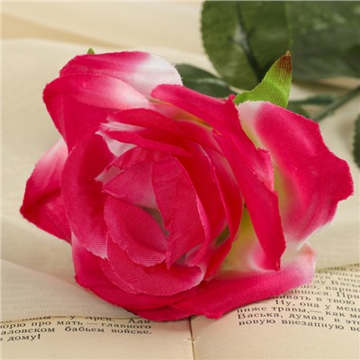 Цветы искусственные "Роза" 56 см d-8,5 см, розовый
