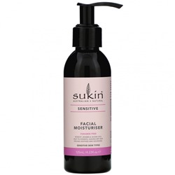 Sukin, Увлажняющее средство для лица, для чувствительной кожи, 125 мл (4,23 жидк. унции)