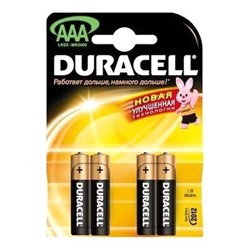 Батарейка Duracell 1.5V AAA (Пальчиковая маленькая)