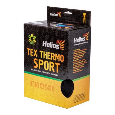 Мужское термобелье Helios Tex Thermo Sport комплект черный