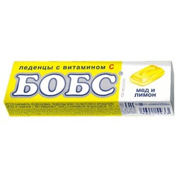 Бобс леденцы (мед, лимон), 35 г, шт