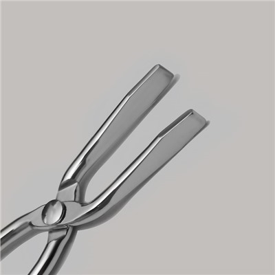 Пинцет в форме ножниц прямой 8,2см серебр пакет QF