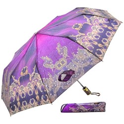 Зонт Узоры женский Фиолетовый