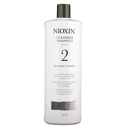 Nioxin система 2 очищающий шампунь 1000мл мил