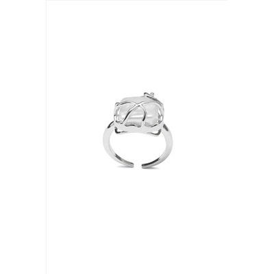 Кольцо с массивным камнем перстень крупное разомкнутое кольцо "Королевство полной Луны" MERSADA #925626