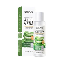 SADOER  Тонер для лица ALOE VERA Успокаивающий с АЛОЭ  120мл  (SD-96420)