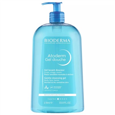 Биодерма Гель для душа, 1 л (Bioderma, Atoderm)