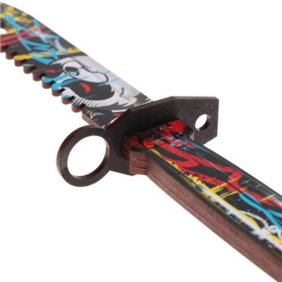 Сувенир, деревянное оружие, нож штык «Панда», 29 х 7 см.