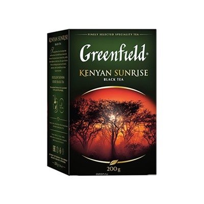 Чай Гринфилд черный Кениан Санрайз (Kenyan Sunrise) 200г листовой.