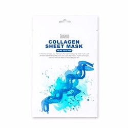 Тканевая маска для лица Tenzero Collagen Sheet Mask с коллагеном