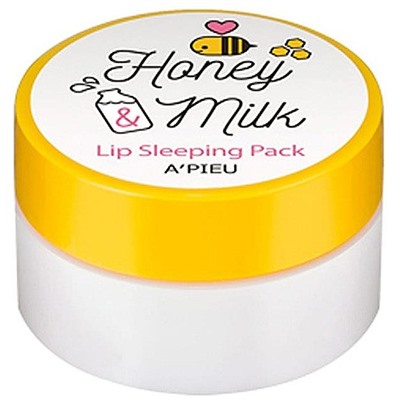 Ночная маска для губ с медом A'Pieu Honey & Milk Lip Sleeping Pack, 6.7г