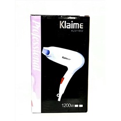 Профессиональный фен для волос Klaime #KLM-1802# 1200W Провод 1,5 метра