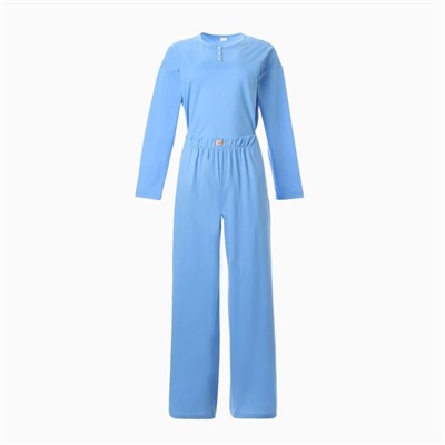 Пижама женская (джемпер, брюки) MINAKU: Home collection цвет голубой, р-р 42