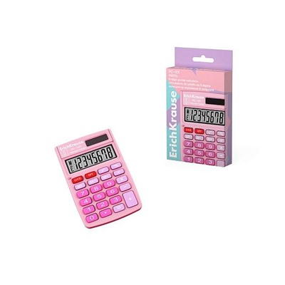 Калькулятор карм 8-раз PC-101 Pastel, роз