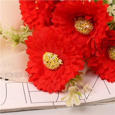 Букет "Хризантема Зембла" 6 цветков, d-6,5 см h-26 см, микс