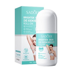 Дезодорант-антиперспирант 48 часов с отбеливающим эффектом SADOER Brighten skin deodorize roll-on, 50 мл
