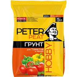 Грунт "Для томатов и перцев", ХОББИ 5л