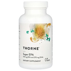 Thorne Research, Супер ЭПК, ЭПК и ДГК, 90 желатиновых капсул