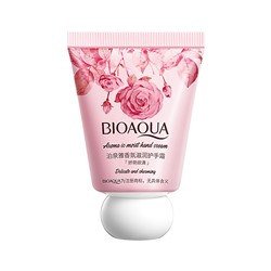 Крем для рук с ароматом розы BIOAQUA Aromatic moist hand cream, 30 гр